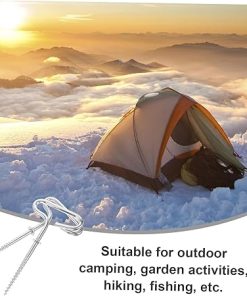 Metal Tent Pegs Spiral Stakes for Ice Fishing and Camping Accessories 2