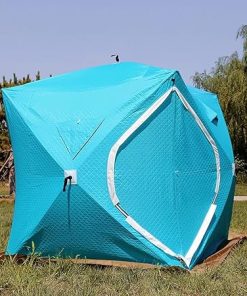 Winter Fishing Tents for 3-4 People Windproof Automatic Cotton Tent 2