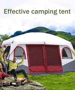 12 Person Waterproof Camping Tent with 2 Bedrooms for Outdoor Use 2