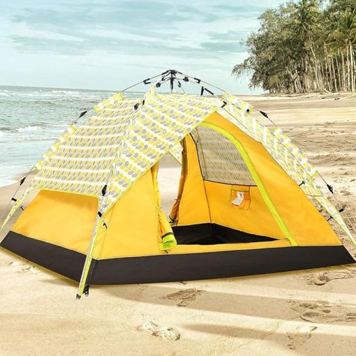 Spire Tent Portable Water-Resistant for Hiking and Camping 3-4 People - Image 2