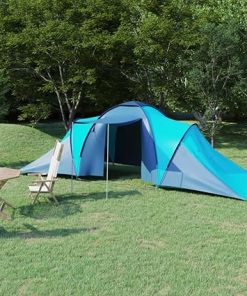 6 Person Camping Tent with Compartments and Mosquito Net Portable