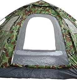 Hexagonal Camping Tent for 3-4 People Waterproof and Speed-Opening