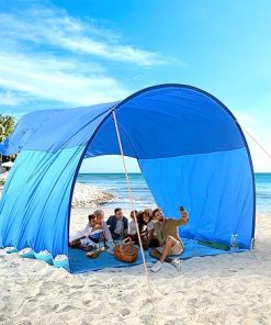 Lightweight Beach Tent UV 50+ Sun Shelter for 5-6 People