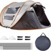 Extra Large Beach Cabana Tent Portable Sun Shelter for 2-3 People 4