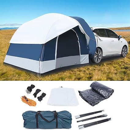 Durable SUV Camping Tent Universal Fit for Cars Vans and SUVs Durable SUV Camping Tent Universal Fit for Cars Vans and SUVs