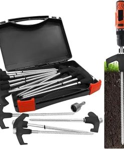 15 Heavy Duty Metal Tent Stakes for Camping and Outdoor Use 2