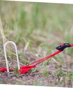 KESYOO Outdoor Swing Ground Anchors 8pcs U Shaped Tent Pegs 2