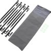 Durable 4pcs Iron Tent Stakes for Easy Secure Camping Setup 3