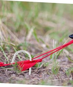 HEMOTON Tent Stakes Set Heavy Duty Iron Camping Ground Pegs Easy Install 2
