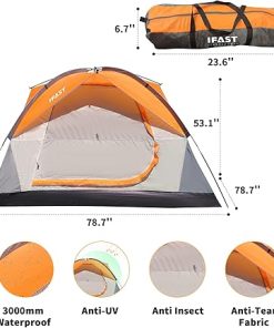 IFAST Family Camping Tents Outdoor Double Layers Waterproof Easy Setup 2