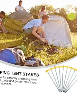 KESYOO 10pcs Heavy Duty Camping Tent Stakes for Outdoor Family Use 2