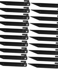 50 Pack Lawn Mower Anchors 15cm Plastic Stakes for Windproof Mowing