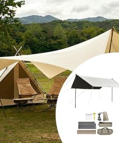 Camping and Beach Outdoor Tarp Shelter for All Activities 2