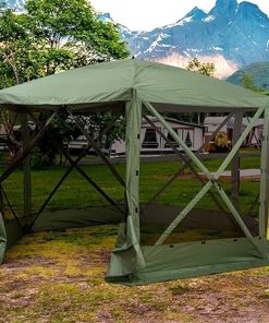 8 Person Camping Tent Instant Setup Waterproof Family Tent for Outdoors 2