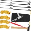 Heavy Duty Tent Stakes 30pcs Iron Ground Pegs for Outdoor Canopy 3
