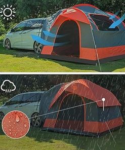 Car Tailgate Tent for 4-6 People Waterproof Awning for SUV Camping 2