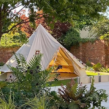 Luxury 4 Season Waterproof Cotton Canvas Bell Tent for Glamping 2 Luxury 4 Season Waterproof Cotton Canvas Bell Tent for Glamping - Image 2