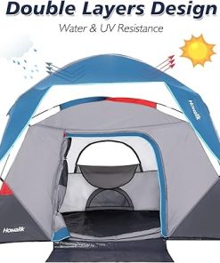 Waterproof Windproof Camping Tent for Backpacking Hiking Outdoor Use 2
