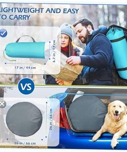 SUPVOX Large Portable Beach Tent for Family Sun Shelter with Mesh 2