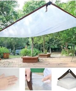 Lightweight Durable Folded Tarps for Camping and Garden Sunshades 2