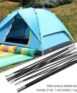 Fiberglass Tent Pole Repair Kit for Camping and Hiking Support 2