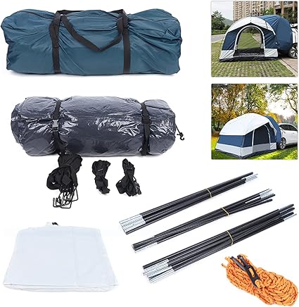 Durable SUV Camping Tent Universal Fit for Cars Vans and SUVs 2 Durable SUV Camping Tent Universal Fit for Cars Vans and SUVs - Image 2