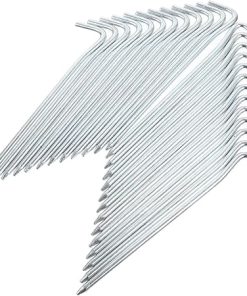 25 Large Tent Pegs for Camping and Gardening Heavy Duty Galvanized Iron