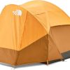 The North Face Wawona 4P Tent Light Exuberance Brown Orange Green