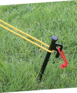 Heavy Duty Tent Stakes with Storage Bag for Camping and Outdoor Use 2