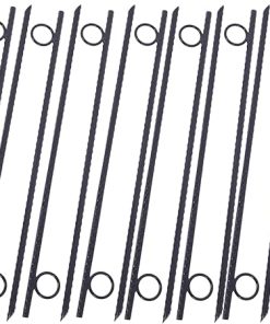 Heavy-Duty 3/8″ Steel Rebar Stakes 18″ for Canopies and Tents