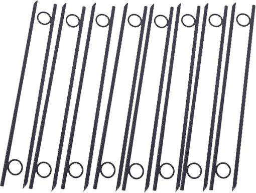 Durable 16-Pack 18 Inch Steel Rebar Stakes for Tent Canopy Setup