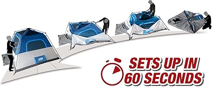 6 Person Instant Cabin Tent for Easy Outdoor Camping Adventures 2 6 Person Instant Cabin Tent for Easy Outdoor Camping Adventures - Image 2