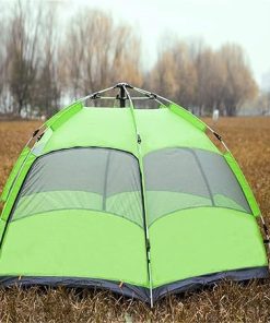 Portable Multi-Person Family Tent with Double Doors for Camping 2