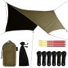 Heavy Duty Tent Stakes and Hammer Set 12pcs Camping Gear 3