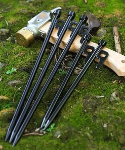 Durable 10pcs Tent Ground Stakes Easy to Use for Camping and Beach 2
