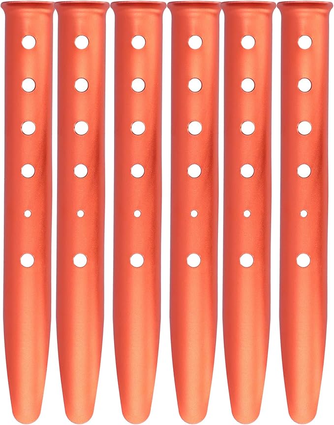 Topyond Aluminum Alloy U-Shaped Tent Nails Set for All Grounds Topyond Aluminum Alloy U-Shaped Tent Nails Set for All Grounds