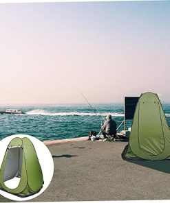 SUPVOX Changing Clothes Tent Portable Bathing Tent Windows Windproof for Camping Hiking and Outdoor Activities 2