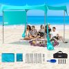 4 to 6 Person Waterproof Camping Tent with Canopy and Windows 4