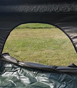 Family Camping Tent Easy Setup for 4-6 People Waterproof Green 2