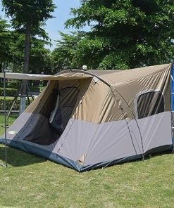 Spacious Family Camping Tent for 8-10 People Waterproof and UV Resistant