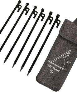 Cast Iron Tent Pegs Instant Screw Rechargeable Camping Gear Set