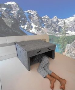Soundproof Cabin for Better Sleep with Built-in Dual Speakers 2