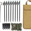 Kisangel Camping Tent Stakes Heavy Duty Stainless Steel Ground Pegs 3