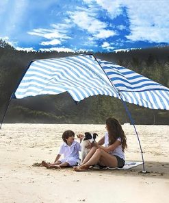 Regatta Jellyfish and Lite Regatta Stripe Beach Shade Canopy 2