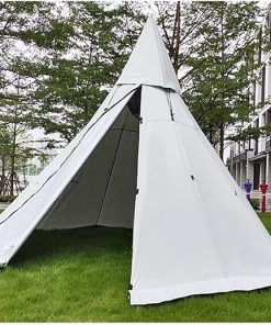 Tipi Hot Tent with Stove Hole – Waterproof Family Camping Tent