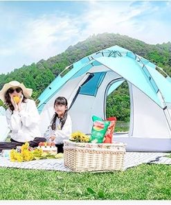 Popup Camping Tent for 3-4 People Waterproof and Breathable 2