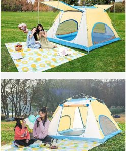 Portable Water-Resistant Camping Tent with Accessories 200x200x140CM 2
