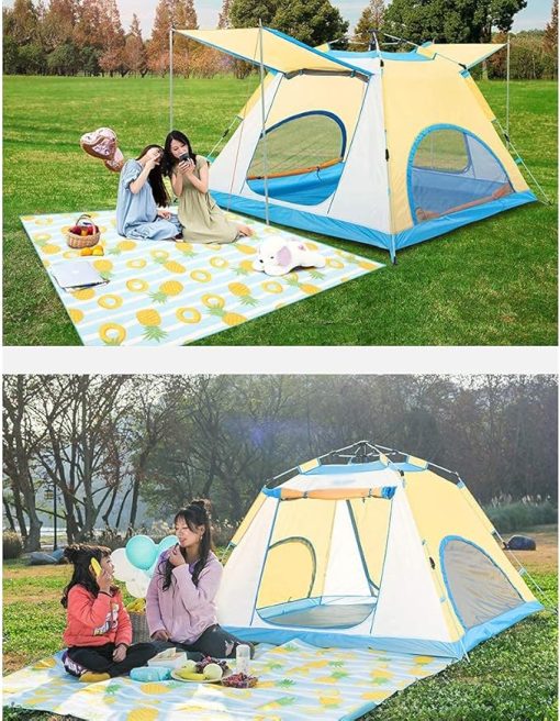 Portable Water-Resistant Camping Tent with Accessories 200x200x140CM - Image 2