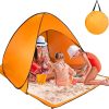 QIXING Beach Tent Sun Shelter UPF 50+ for Outdoor Travel 3-5 People 3