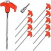 Foldable Elastic Fiber Glass Tent Pole Support Frames for Camping 3